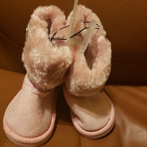 Other - Rampage Girls Pink Toddler Boots with Sparkles Size 7 NWT